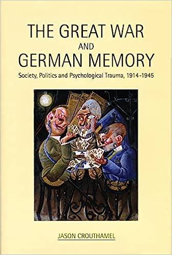 The great war and german memory